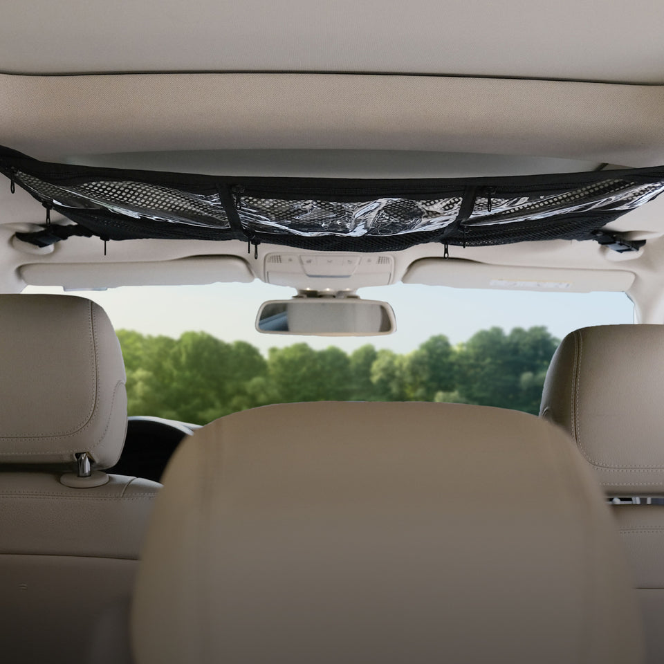 3D™ CAR CEILING GRID CARGO NET ตาข่ายเก็บของบนหลังคาแบบ 9 ช่อง