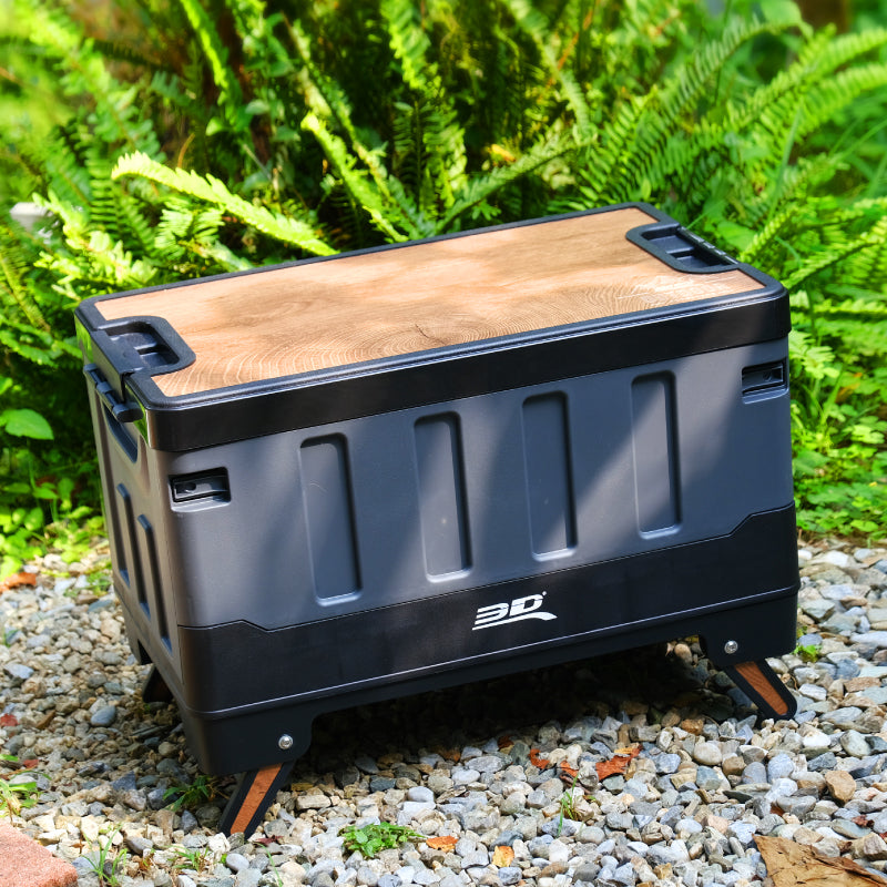 3in One Box 3D™ three-in-one sitting folding storage box (60L) Function:Table กล่อ ...