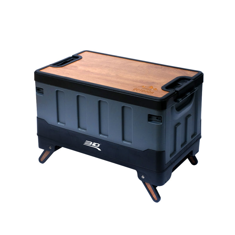 3in One Box 3D™ three-in-one sitting folding storage box (60L) Function:Table กล่อ ...