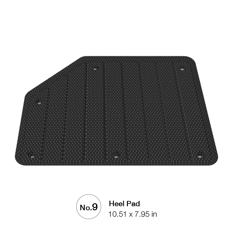3D™ HEEL PAD แผ่นกันสึกรองส้นเท้า สำหรับพรมรถยนต์ทุกรุ่น