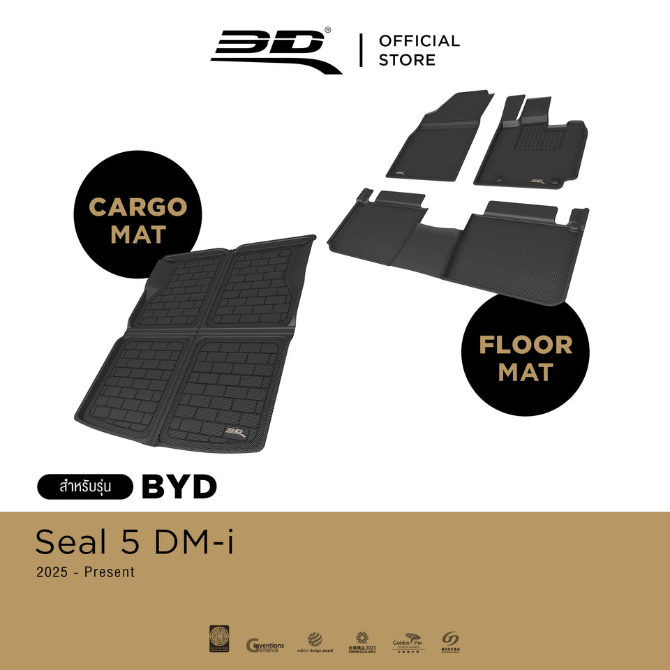 Pre-order | 3D™ KAGU พรมปูพื้นรถยนต์ BYD Seal 5 DM-i -10%off
